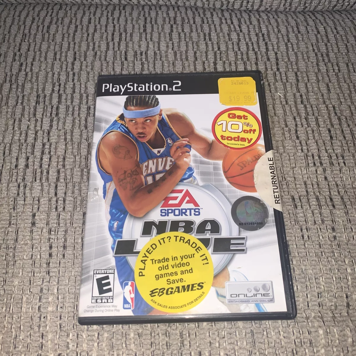 Nba live sale 2001 ps2