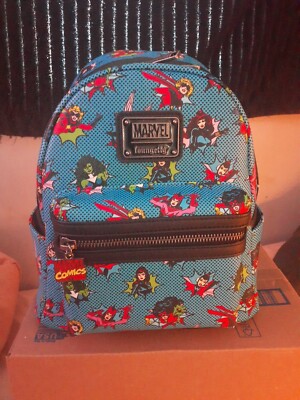 Loungefly Disney Marvel Comics Women Of Marvel Backpack New  display picture 2