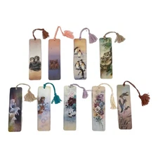 Lena Lui Bookmarks Lot of 9 Vintage 1980s Quality Artworks Koala Penguin Mallard