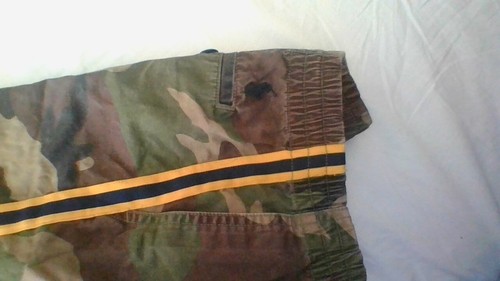 Ralph Lauren Polo Kid Pants Size 8 Camo w/Yellow Side Stripes Good Cond Woodland - Picture 18 of 19