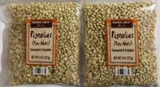 2 Pack Trader Joe's Raw Pignolias Pine Nuts 8oz each Unroasted Unsalted