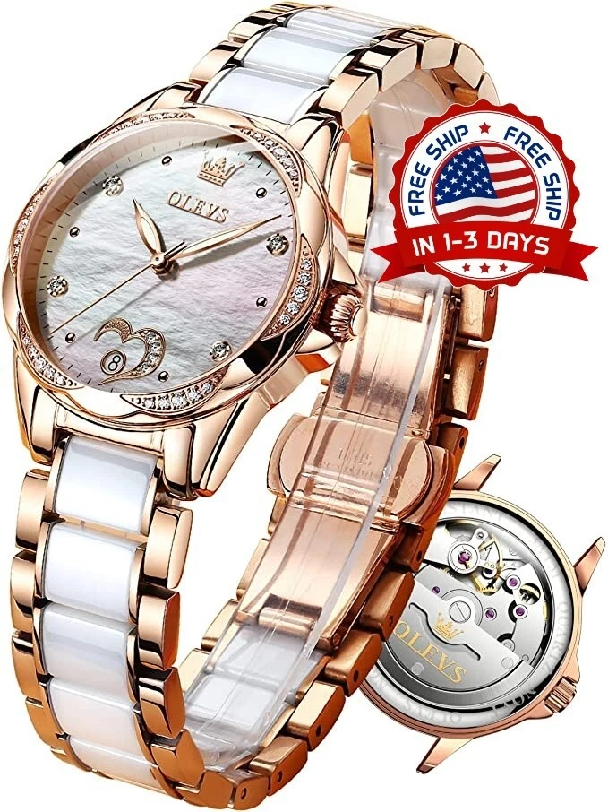 Relojes de Marca Reloj Para Mujer Relogio Feminino Dourado Joyeria Fina de  Moda