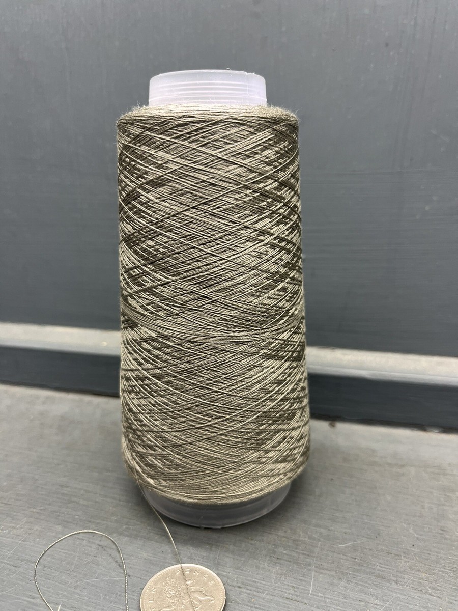 Fil De Soie 100% Fin - 100g Couleur Taupe - 2/60NM - Marque YTYF - Neuf