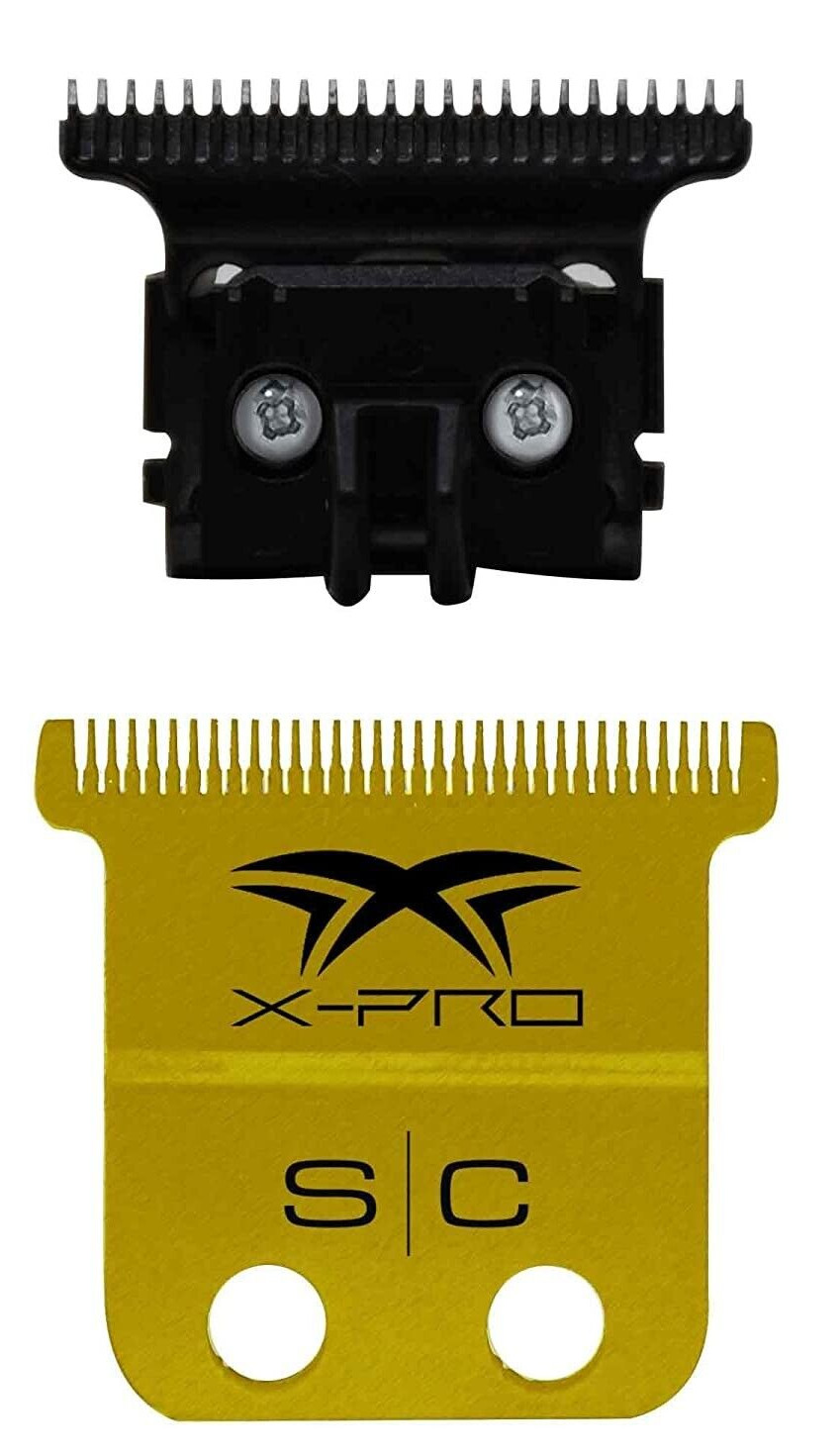 StyleCraft Replacement Fixed Gold Titanium X-Pro Precision Blade Set | SC523GB