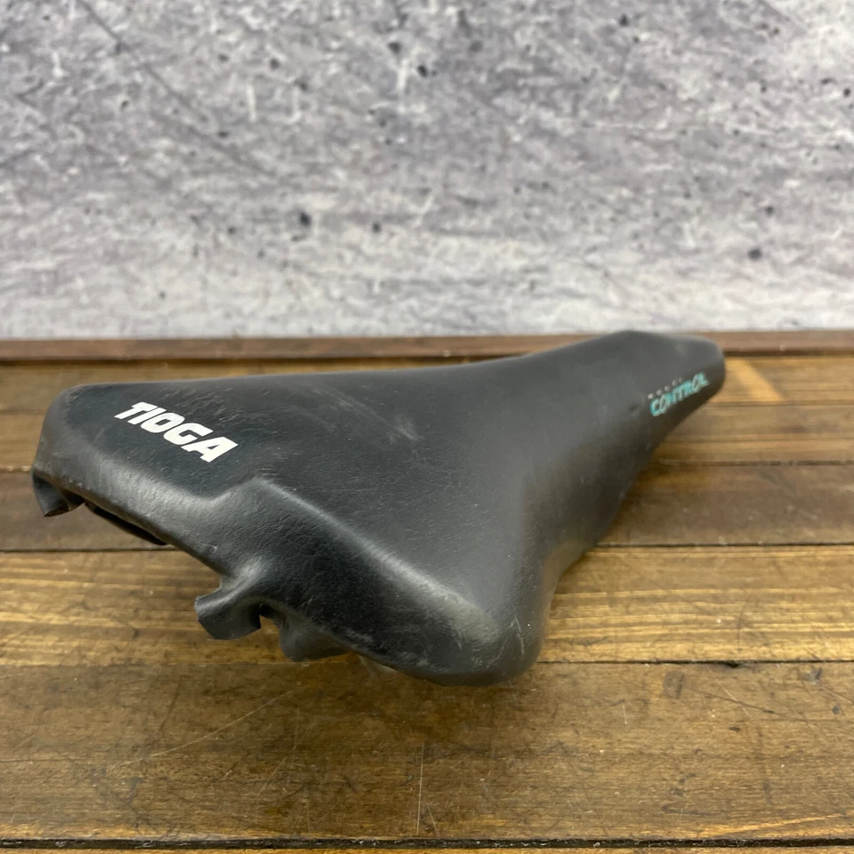 Vintage Tioga Multi Control Seat Black Saddle  90s MTB Road Bike Race - Image 2 of 4
