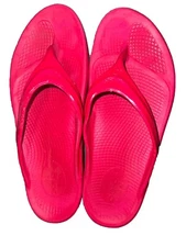 OOFOS OOlala Recovery Sandal, Bright Pink- Women’s Size 10