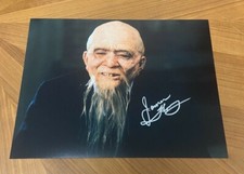 * JAMES HONG * signed 11x14 photo * BIG TROUBLE IN LITTLE CHINA *LO PAN* COA 6