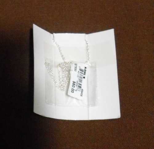 NEW KOHL'S 454545 16-18" STERLING SILVER CHRISTMAS TREE NECKLACE - Picture 2 of 2