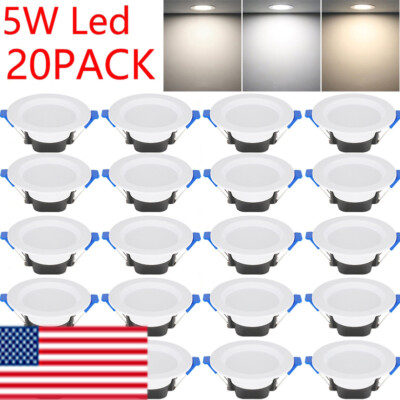 5W LED Ceiling Downlight Recessed Cabinet Spot Light Down Lamp with LED Driver