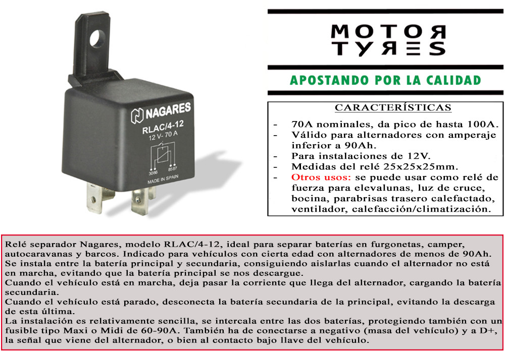 MR54 MAHLE (Nagares) RLP/4-12 Main Current Relay - Trade Service - Foto 3