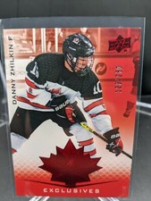 Danny Zhilkin Exclusive /250 2021-22 UD Team Canada World Juniors 