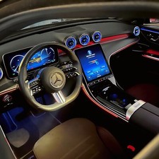 Mercedes C W206 / GLC X254 Mittelkonsole Ambiente Erweiterung Mercedes C W206 / GLC X254 Mittelkonsole Ambiente Erweiterung