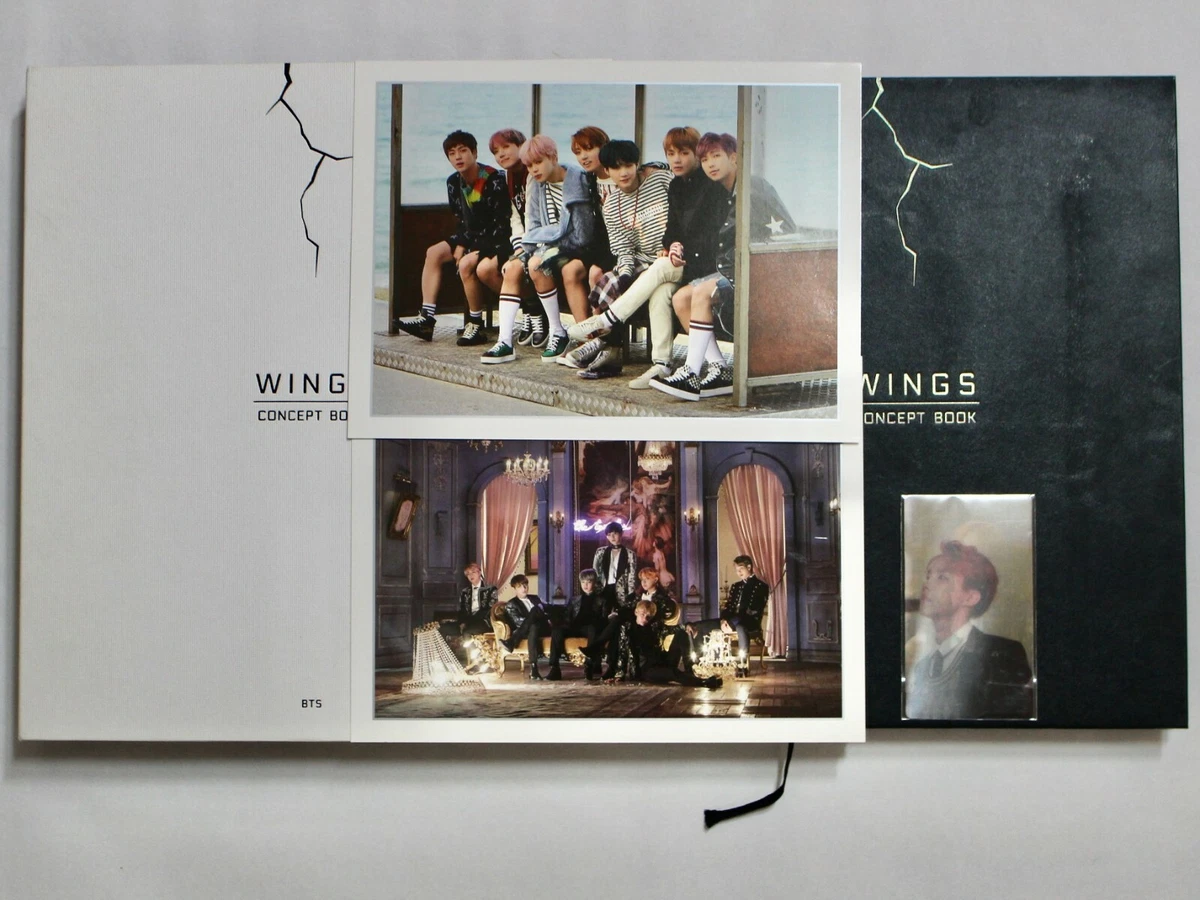 BTS Wings Concept Book Full Set Photo Frame Paper J-hope Lenticular 3-7 days