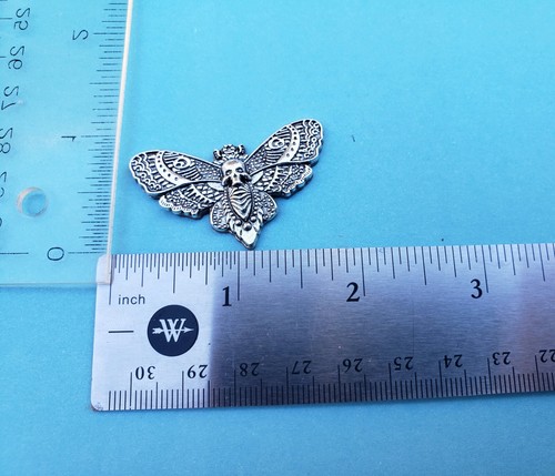 Skull Butterfly Silicone Mold for Resin, Candy, Fondant, Clay, Jewelry, A221 - Picture 5 of 5