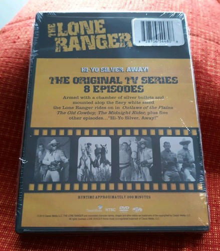 The Lone Ranger: Hi-Yo Silver, Away (DVD, Original TV Series, 8 Episodes)☆F/S☆ - Picture 2 of 2