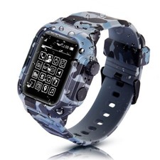 Waterproof Case with iWatch Band Strap For Apple Watch Series 9 8 7 6 5 4 SE 3 2