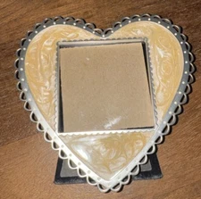 Picture Frame Crystal Heart Enamel
