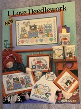 I Love Needlework, Lynn Waters Busa, Graph-It Arts # 59,  Cross Stitch Patterns