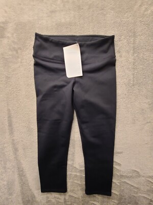 Fabletics Salar Capri Womens XXS Leggins Athleisure Black NWT Workout Yoga