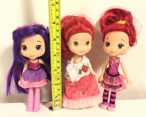 3 Strawberry Shortcake Cherry Jam 6" Dolls Figures + Sweet Beats Stage Playset - Bild 4 von 13
