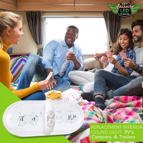 RV Lights Interior 620LM, Camper Lights, Dimmable 12v Volt Led Fixture, Ceiling - Picture 10 of 10
