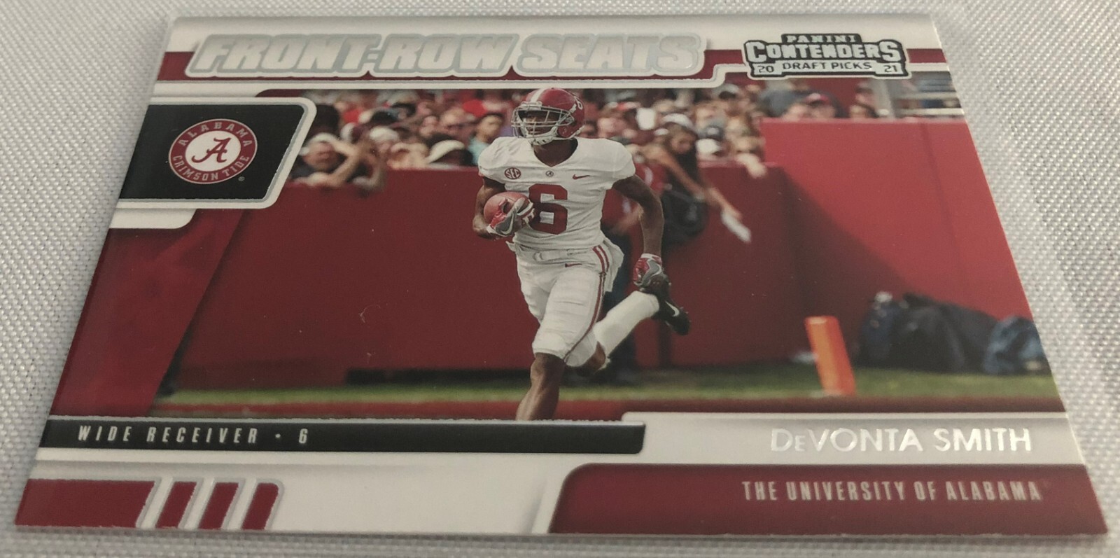2021 Contenders Draft Football DeVonta Smith Alabama Front Row Seats Rookie #4