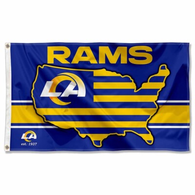 For Los Angeles Rams Football fans 3x5 ft Team Country Flag - NFL Gift Banner