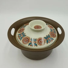 Norge Figgjo Flameware Astrid Covered Casserole Made in Norway 2.5 Quart