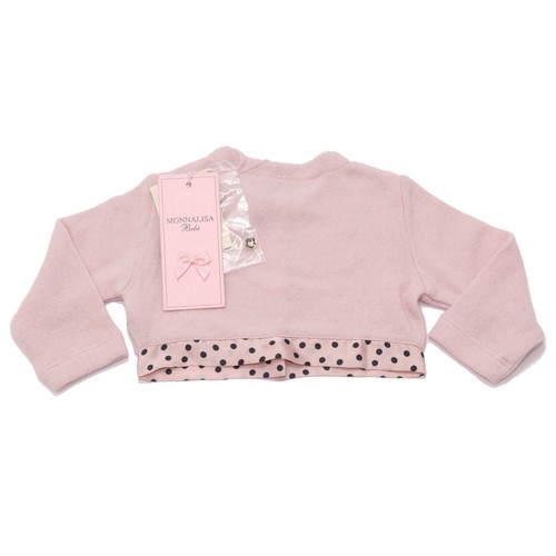 1513AD cardigan bimba GIRL MONNALISA BEBE' pink sweater kids - Picture 2 of 4