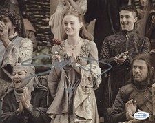 Sophie Turner Game of Thrones Autographed Signed 8x10 Photo COA 