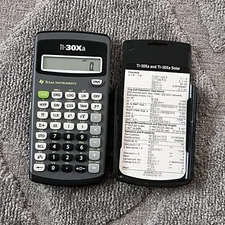 Texas Instruments TI-30XA Scientific Calculator Works Tested