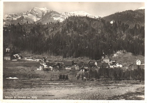 Udine - Cella di Ovaro - fg vg 1939