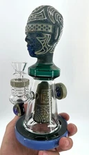 9 "  Bong ALIEN Glass Water Pipe MONSTER USA
