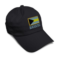 Soft Women Baseball Cap Bahamas National Flag Embroidery Dad Hats for Men