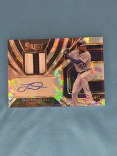 2020 Select - Travis Demeritte RC - Patch Auto /25 Sapphire