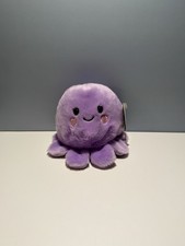 Palm Pals Oliver Octopus Plush Toy 4.5 Inch Pastel Purple Soft Figure