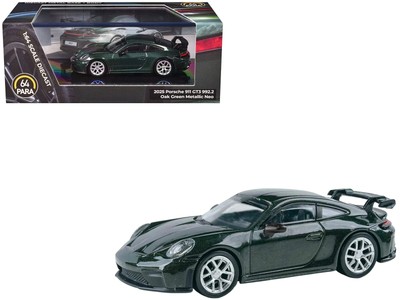 1/64 2025 Porsche 911 GT3 (992.2) Oak Green Metallic Neo with Carbon Stripe