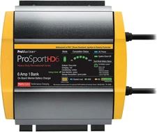 44006 Prosport HD Waterproof Marine Battery Charger, 6 Amp, 1 Bank