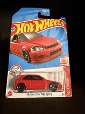 Hot Wheels Red Edition '99 Honda Civic Type R (EK9)
