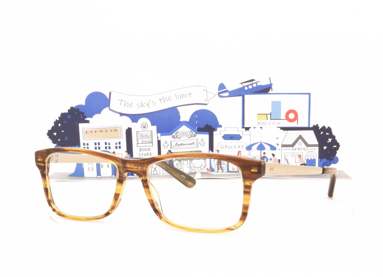 MASUNAGA EYEGLASSES - Brown KOKI 040 #23 53-17