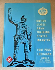 Army Training Center Infantry Fort Polk LA Yearbook Comp B Fifth Battalion