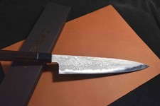 Japanese Chef Knife Doi x Furukawa Aogami 1 Suminagashi Gyuto 240mm Japan *F/S*