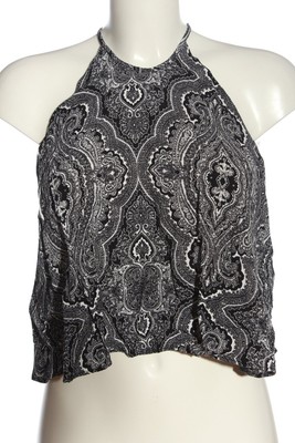 ZARA WOMAN Spaghettiträger Top Damen Gr. DE 36 schwarz-weiß Casual-Look