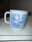 Vintage Mid Century Niagara Falls Canada Milk Glass Glasbake Coffee Mug