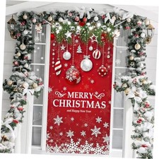 Christmas Door Decorations, Merry Christmas Door Cover