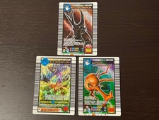 Mushiking Beetle King 3 Card Set Mushi King Molen Kamp Beetle Super King Tornad