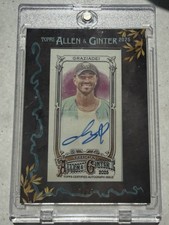 2025 Topps Allen & Ginter A&G Joey Graziadei 5/25 Auto Autograph Signature Frame
