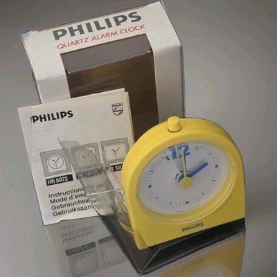 Philips HR5872 Alarm Clock Vintage - Gelb - NEU