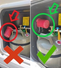 Propan Gas Flaschen Deckel Halterung für Wohnmobile Wohnwagen Camper Grill