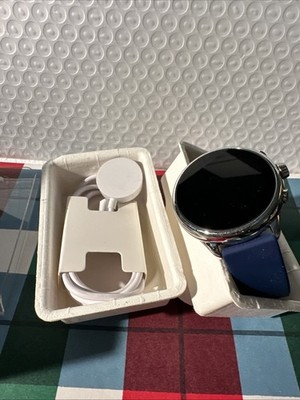 FOSSIL Men's Watch Generation 6 WELLNESS  Smartwatch FTW4070v Navy NEW Open Box